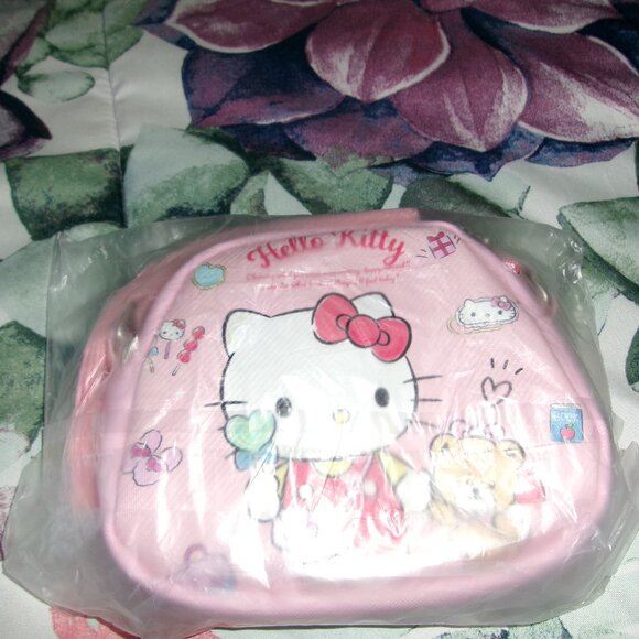 Pink Hello Kitty Crossbody Shoulder Bag Kids Gift - Picture 3 of 3